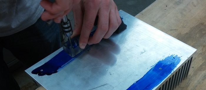 Drilling Holes In Heat Sink