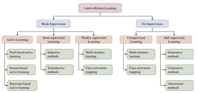 Label-efficient learning in plant agriculture